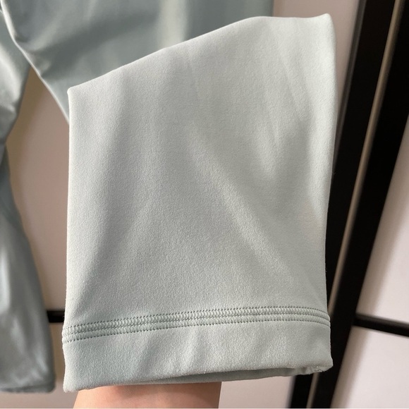 [12] 2022 Lululemon Athletica Align Pant High Rise 28” Aqua Mint Green Hazy Jade - Picture 12 of 14